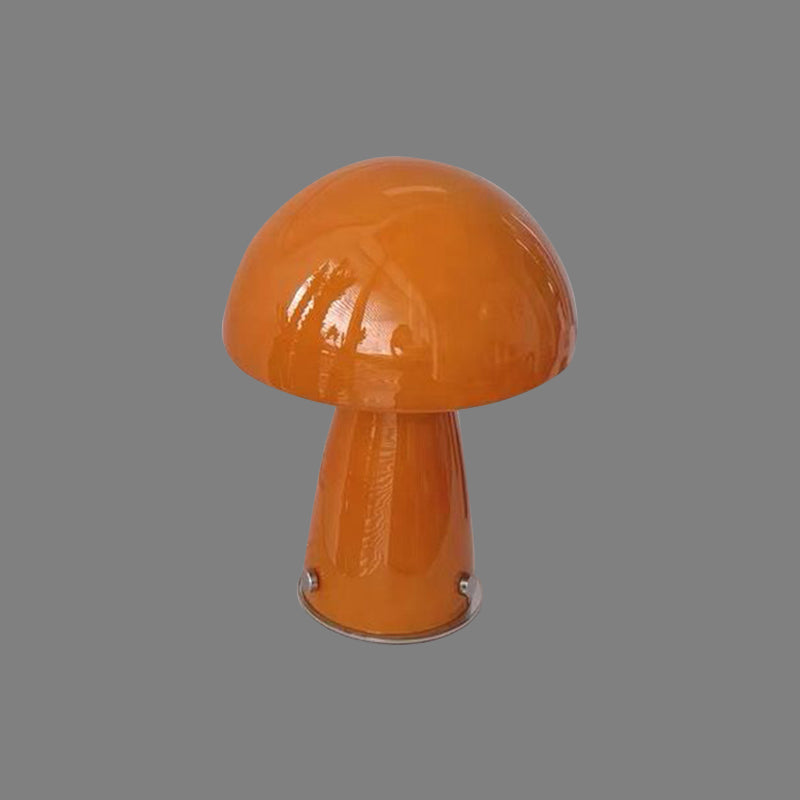 Table ombre à dôme de style macaron Verre légère 1 lampe de chevet de la tête de la tête