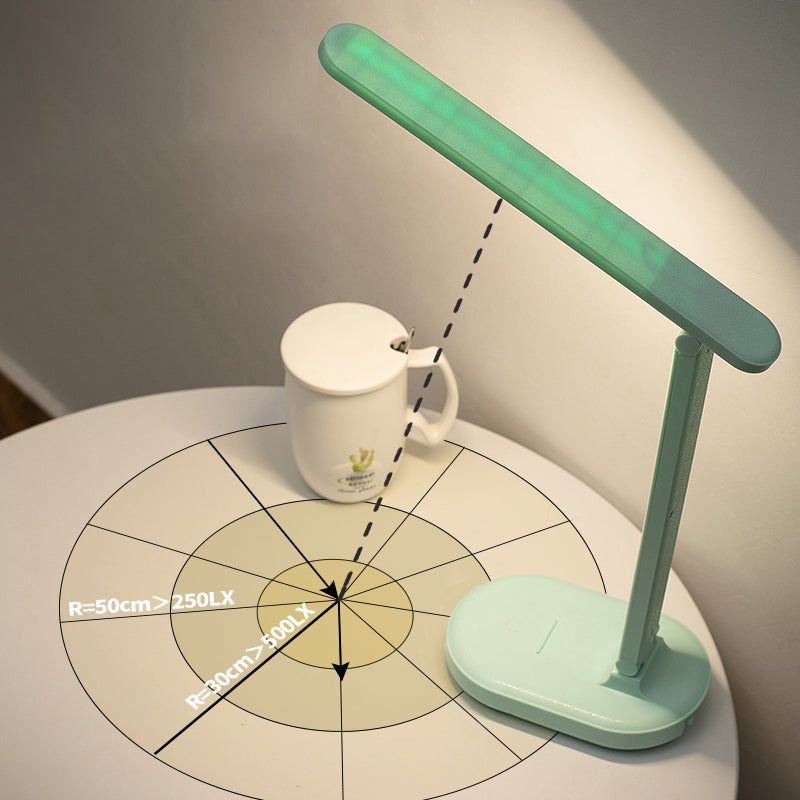 Rechteckige Schlafzimmer Lesen Lampenlampe LED -LED -USB -Tischleuchte LED