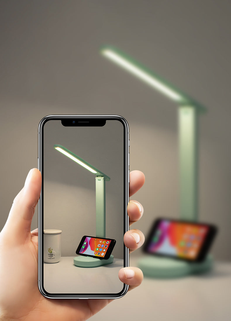 Rechteckige Schlafzimmer Lesen Lampenlampe LED -LED -USB -Tischleuchte LED
