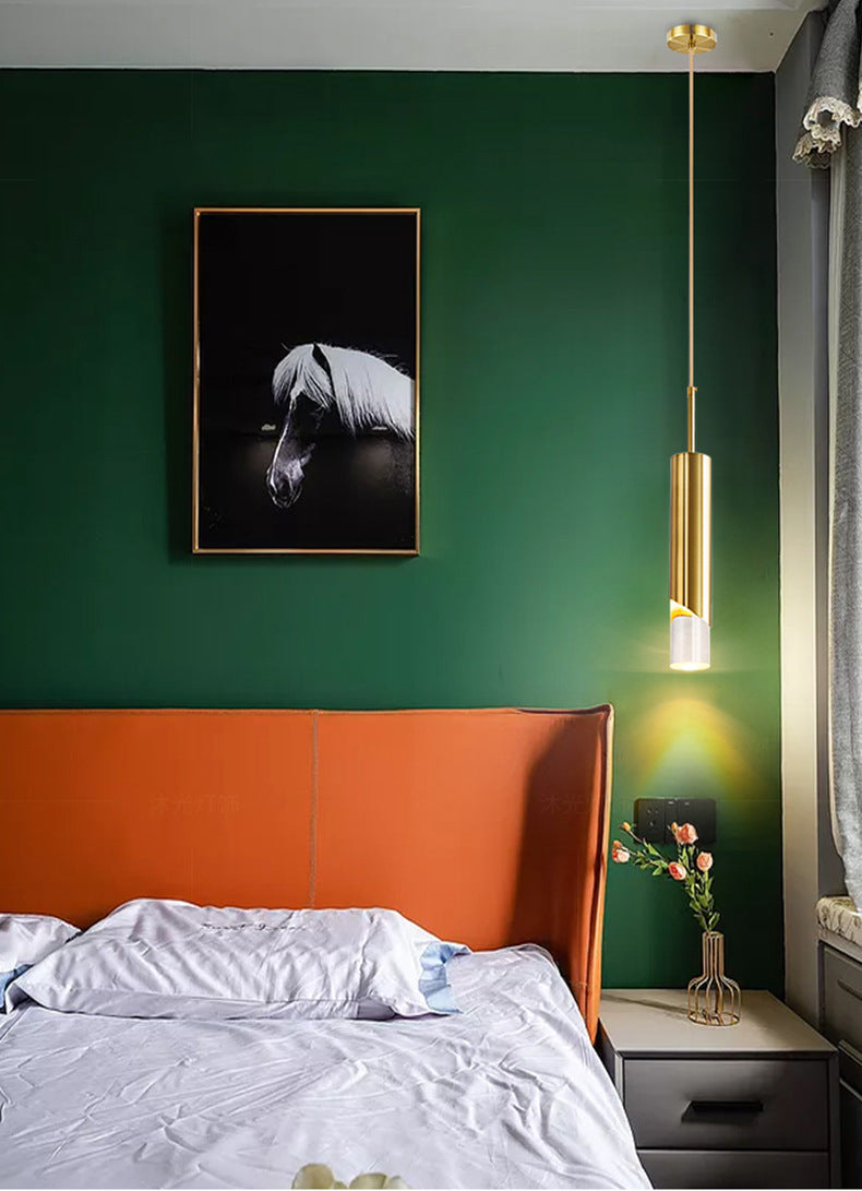 1 éclairage pendentif à cylindre léger