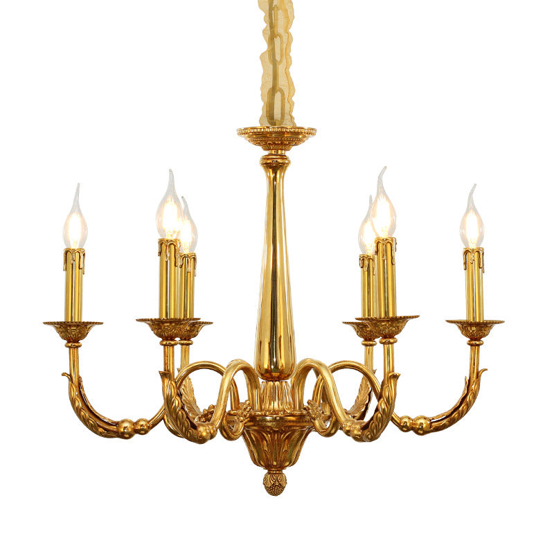 Metal Gold Suspension Lighting Contemporary Ceiling Suspension Lamp for Living Room