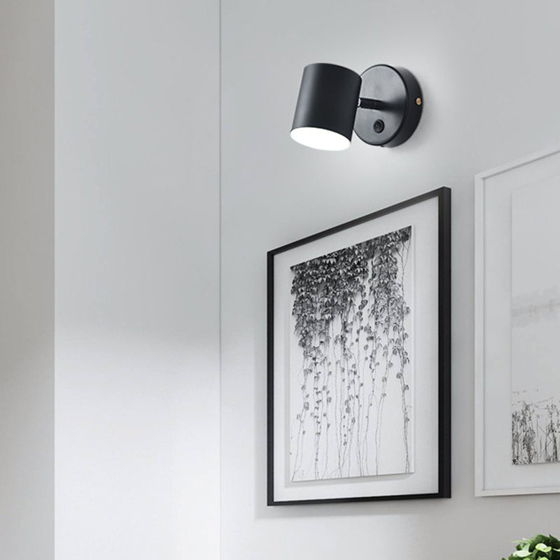 Éclairage mural en acrylique contemporain contemporain à 1 lumière pour chambre à coucher