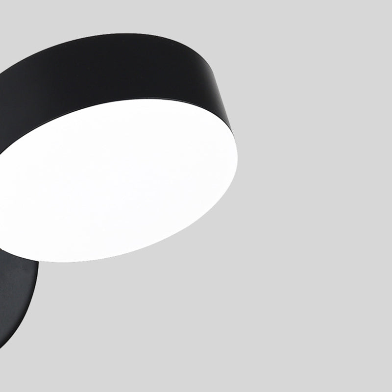 Éclairage mural en acrylique contemporain contemporain à 1 lumière pour chambre à coucher