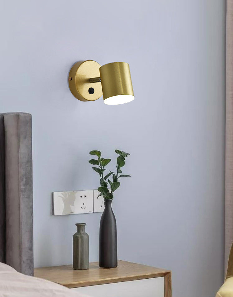 Éclairage mural en acrylique contemporain contemporain à 1 lumière pour chambre à coucher