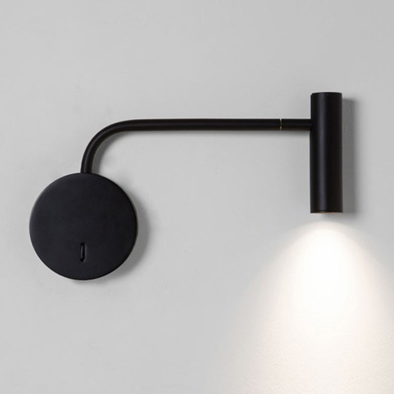 Contemporary Metal Adjustable Wall Sconce 1-Light Wall Mounted Light for Bedroom