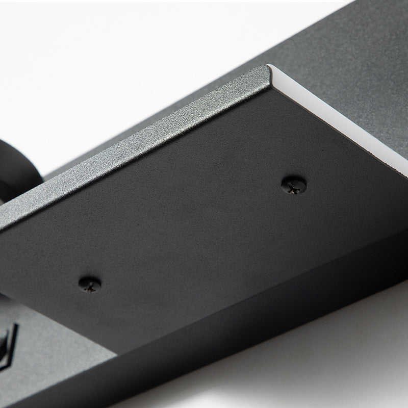 Contemporáneo de 1 luz de pared de pared de pared rectangular de aluminio Luz montada para dormitorio