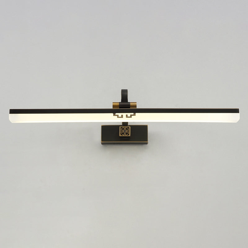 Contemporary Simplicity Linear Vanity Light Fixture Acrylic Wall Lighting Fixtures for Bathroom