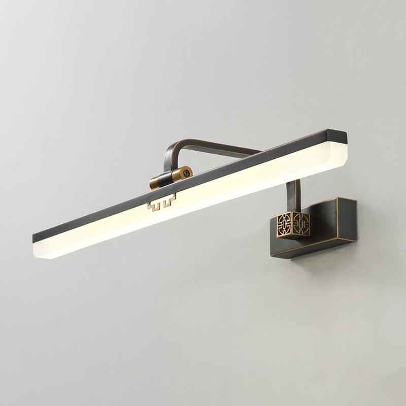 Contemporary Simplicity Linear Vanity Light Fixture Acrylic Wall Lighting Fixtures for Bathroom