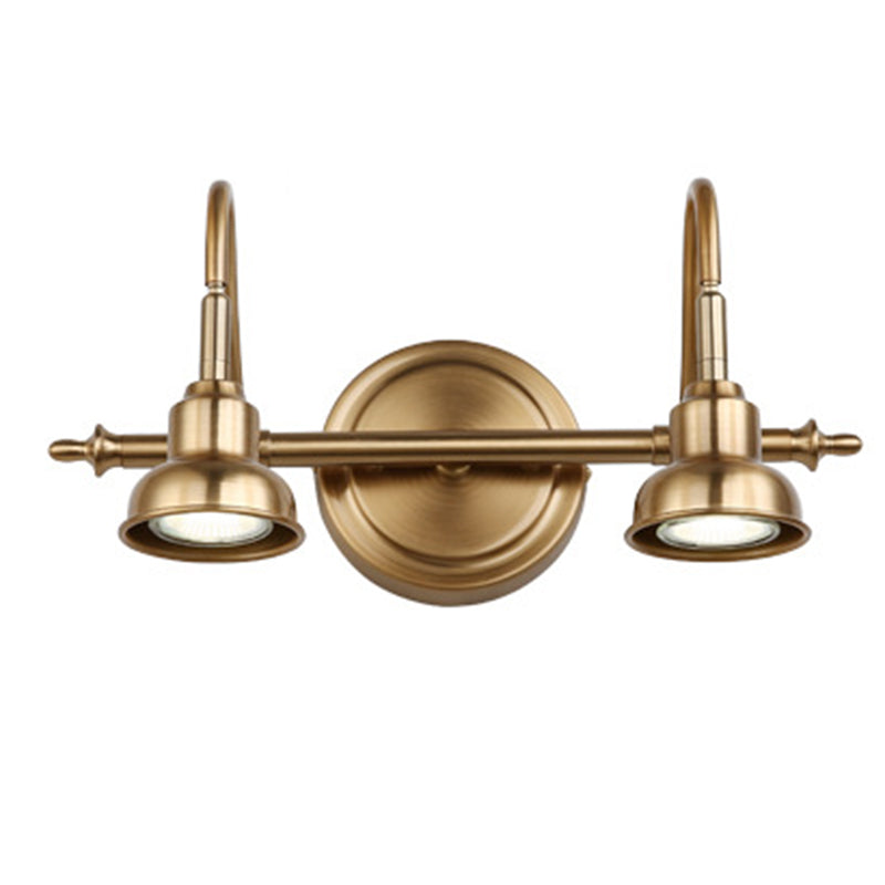 Postmoderne eenvoud Bell Vanity SCONCE LICHTEN METALLISCHE MULT MOUNT LIMMTER VOOR BADKAY