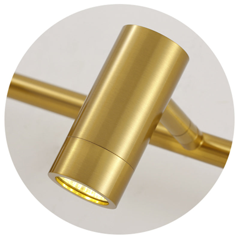 Postmodern Simplicity Cylinder Vanity Sconce Lights Brass Wall Mount Light Fixture for Bathroom