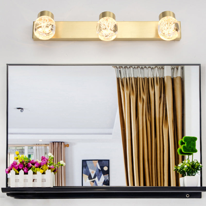 Postmodern Globe Vanity Sconce Lights Fun a monte di vetro Monte lampada per bagno