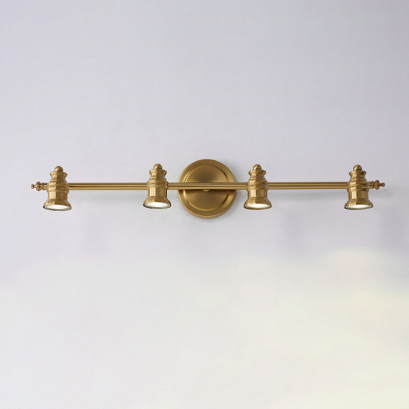 Postmodern Simplicity Bell Vanity Sconce Lights Metallic Wall Mount Light Fixture for Bathroom