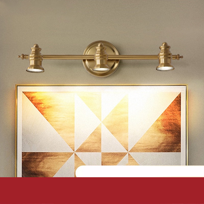 Postmodern Simplicity Bell Vanity Sconce Lights Metallic Wall Mount Light Fixture for Bathroom