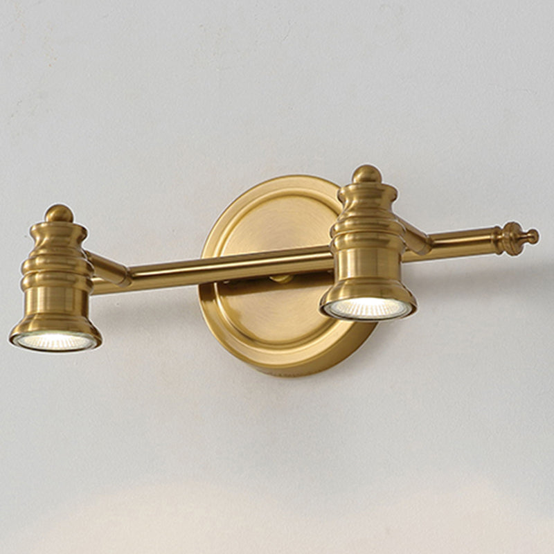 Postmodern Simplicity Bell Vanity Sconce Lights Metallic Wall Mount Light Fixture for Bathroom