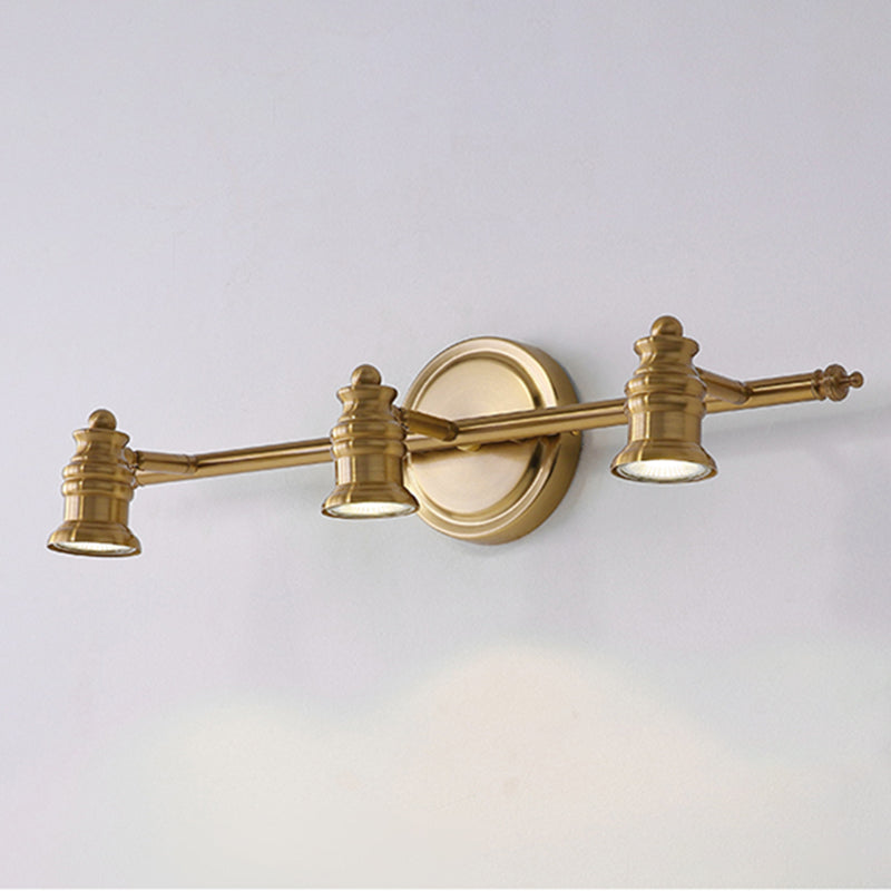 Postmodern Simplicity Bell Vanity Sconce Lights Metallic Wall Mount Light Fixture for Bathroom