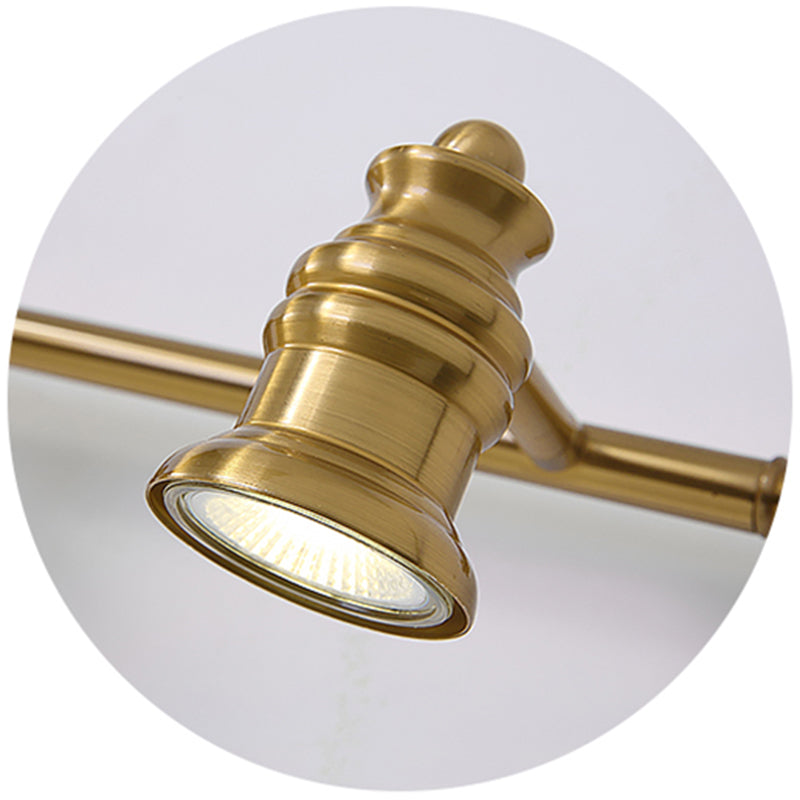 Postmodern Simplicity Bell Vanity Sconce Lights Metallic Wall Mount Light Fixture for Bathroom