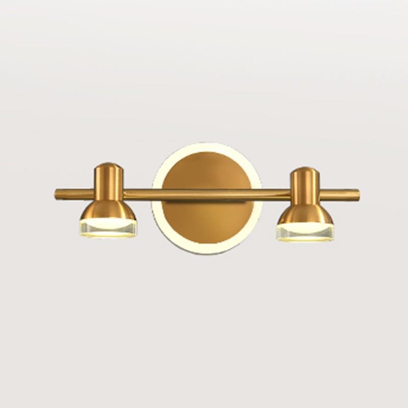 Postmodern Simplicity Bell Vanity Sconce Lights Acrylic Wall Mount Light Fixture for Bathroom