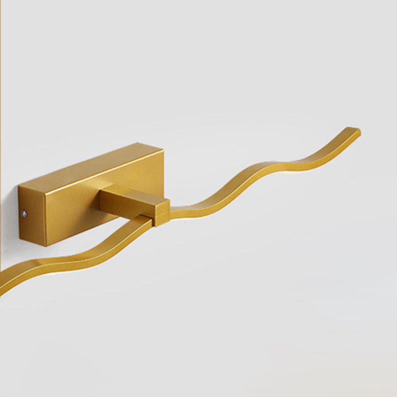 Semplicità contemporanea ondeggiando lampadaria vanità apparecchi di illuminazione acrilica per il bagno