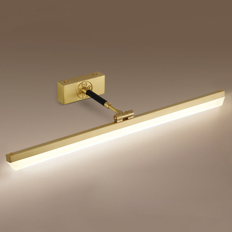 Contemporary Simplicity Linear Vanity Light Fixture Acrylic Wall Lighting Fixtures for Bathroom