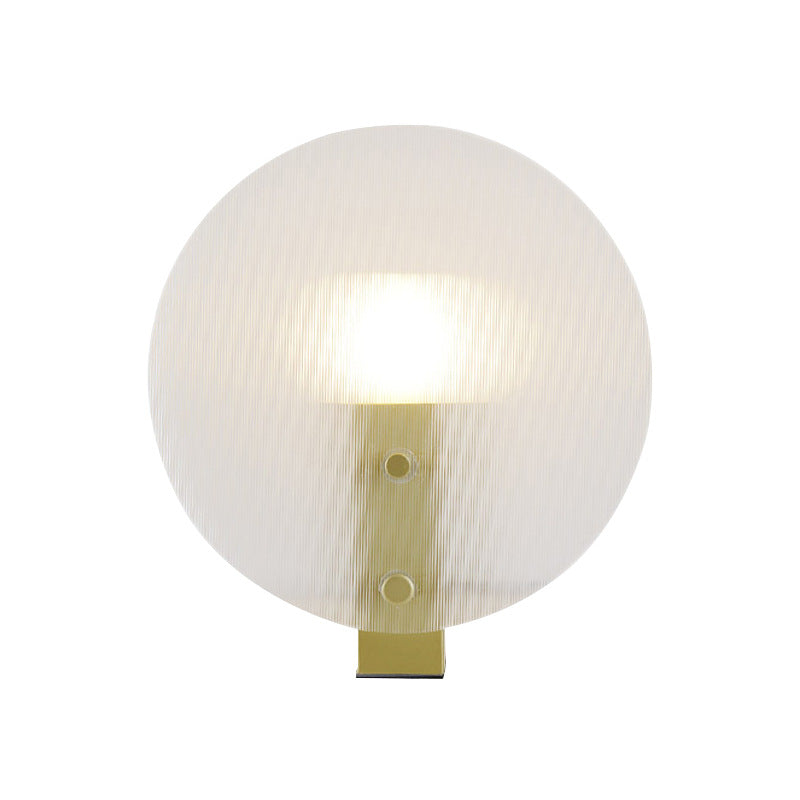 Lampe de table en forme de disque postmoderne