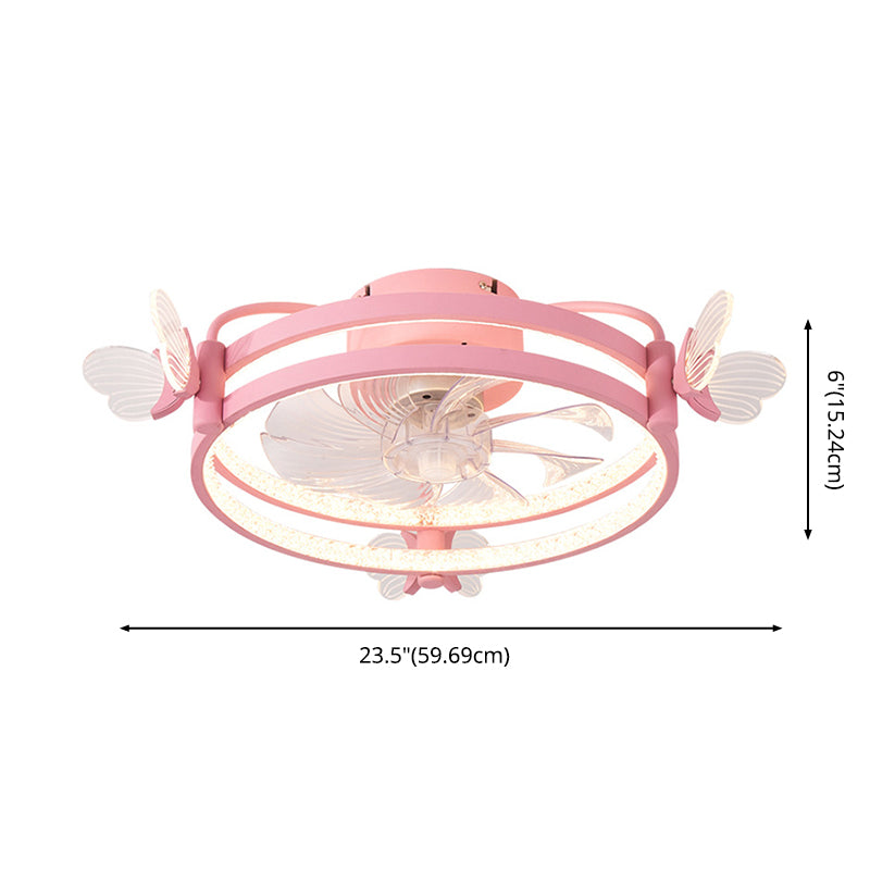 Macaron Circular Plafond Ven d'éclairage