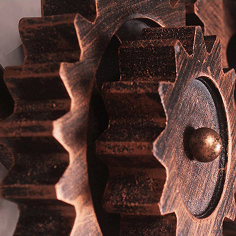 Antike Bronze Eisenwandhalterung Lampe Industriewasser Rohrleitungswand Lichtleuchte für Coffeeshop