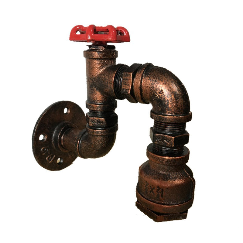 Aplicación de luz de luz de agua de estilo industrial Medón de metal de la pared de la pared.