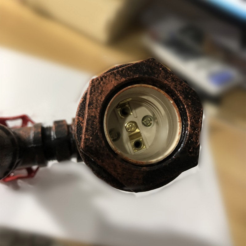 Aplicación de luz de luz de agua de estilo industrial Medón de metal de la pared de la pared.