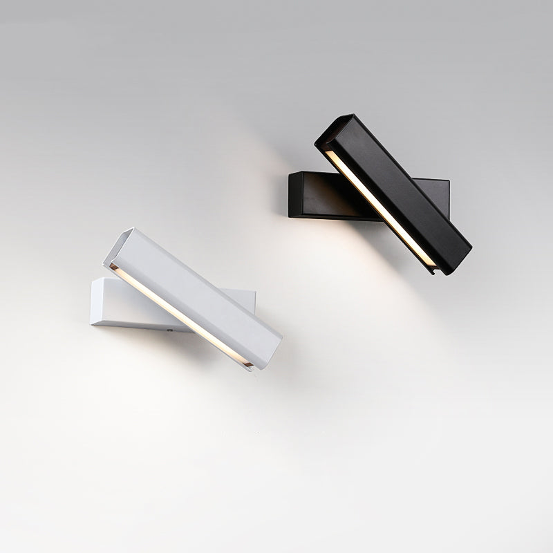 LED MODERNO LED ROTATABLE DEL ALUMINIO DEL ALUMINIO RECTANGULA LUMINACIÓN CON SOMBRA ACRYLIC