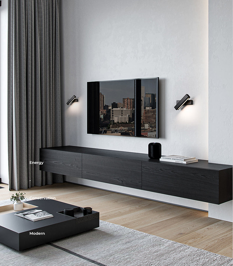 LED MODERNO LED ROTATABLE DEL ALUMINIO DEL ALUMINIO RECTANGULA LUMINACIÓN CON SOMBRA ACRYLIC