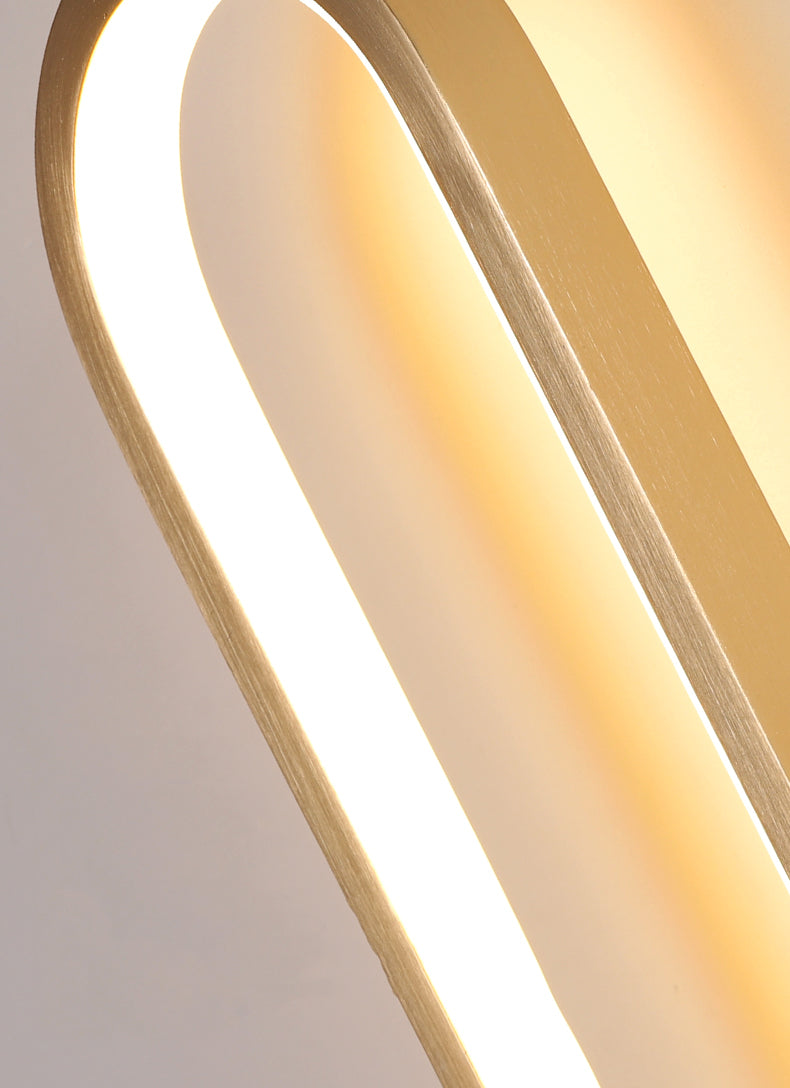 Modern Luxury LED Rotatable Wall Lamp Aluminium Oblong Wall Sconce with Silicone Shade