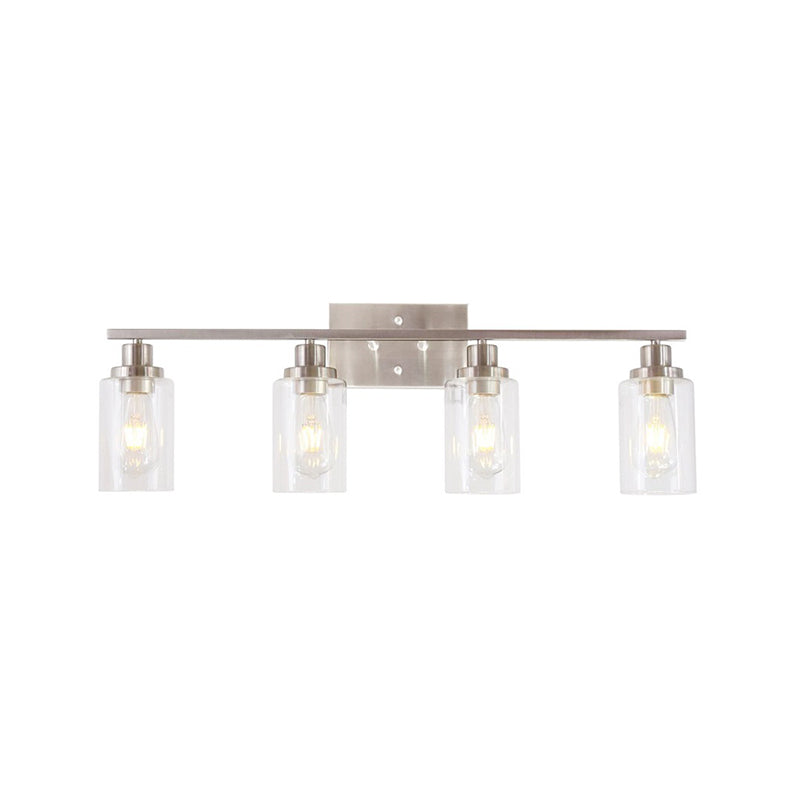 Simplicità industriale Cilindro Vanity Sconce Sconce Sfoglio monte muro di vetro per bagno