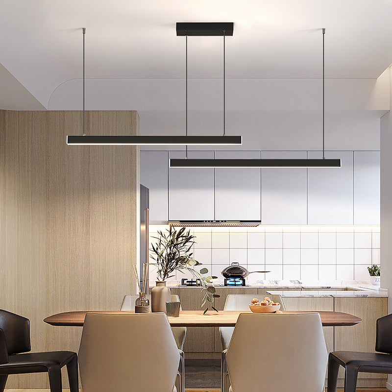 Linear Island Pendant LED New Modern Ceiling Pendant Light for Dining Room