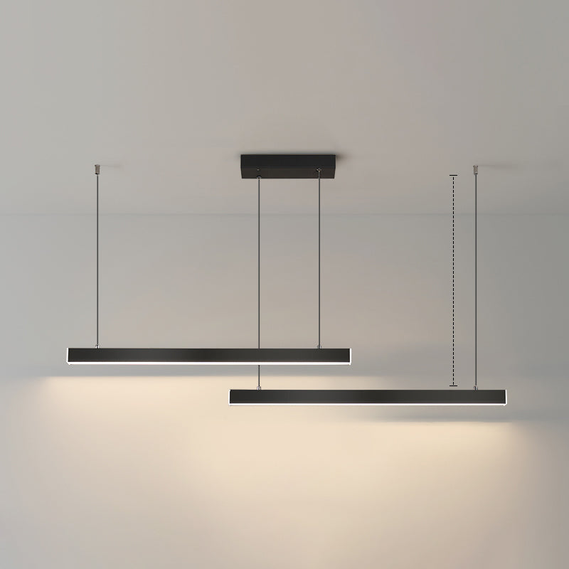 Linear Island Pendant LED New Modern Ceiling Pendant Light for Dining Room