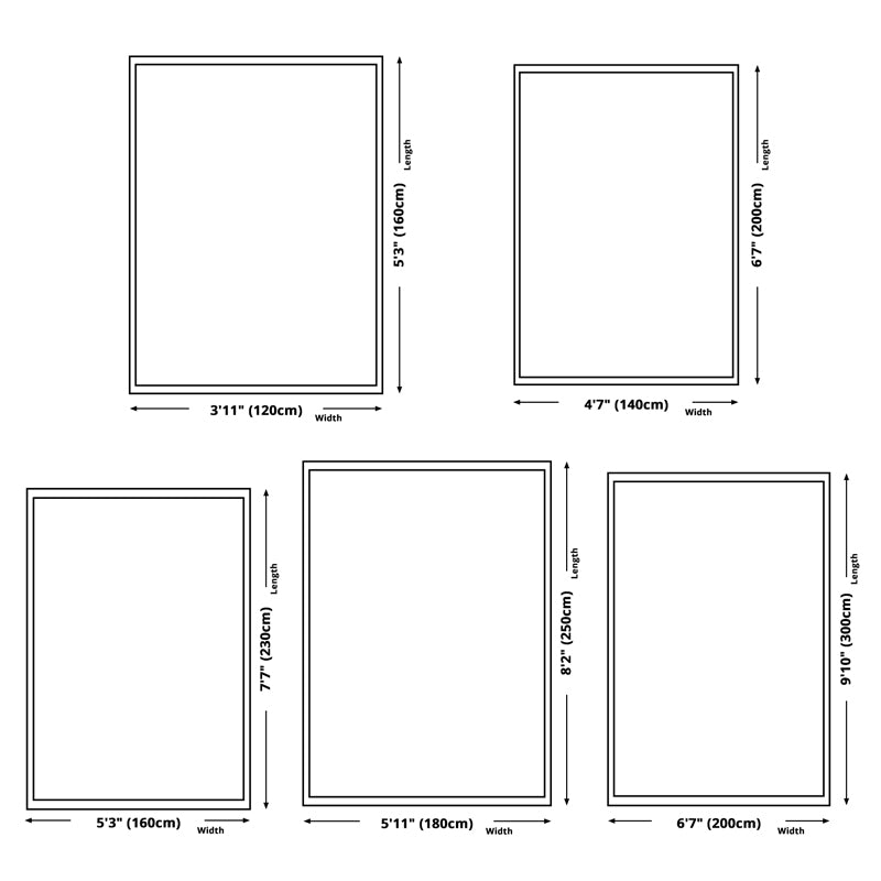 White Modern Indoor Rug Polyester Abstract Carpet Non-Split Backing Rug for Home Decoration