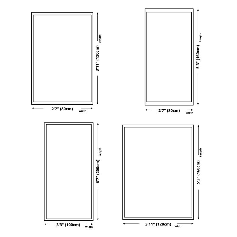 Beige Living Room Carpet Modern Plant Pattern Area Rug Polyester Non-Slip Backing Rug