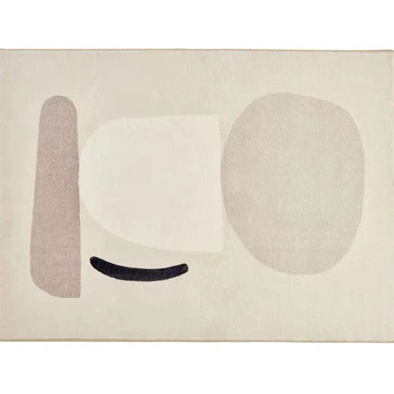 Contemporary Carpet Patchwork Area Carpet Polyester Washable Indoor Rug for Home Decoration