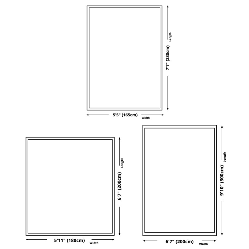 Luxury Geometry Print Carpet Polyester Rug Stain Resistant Area Carpet for Home Decoration