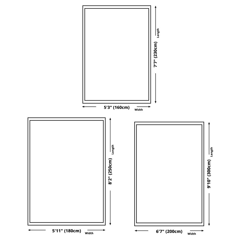 Glam Houndstooth Print Carpet Polyester Area Rug Non-Slip Backing Indoor Carpet for Living Room