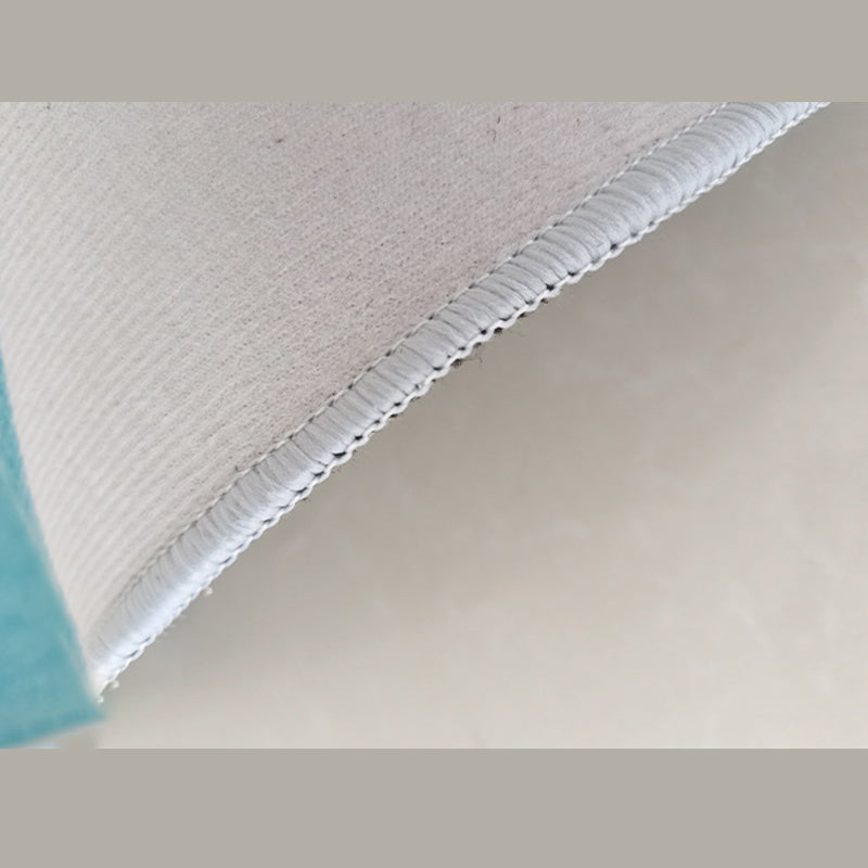 Minimalist Geometric Print Carpet Non-Slip Backing Area Rug Polyster Rug for Living Room