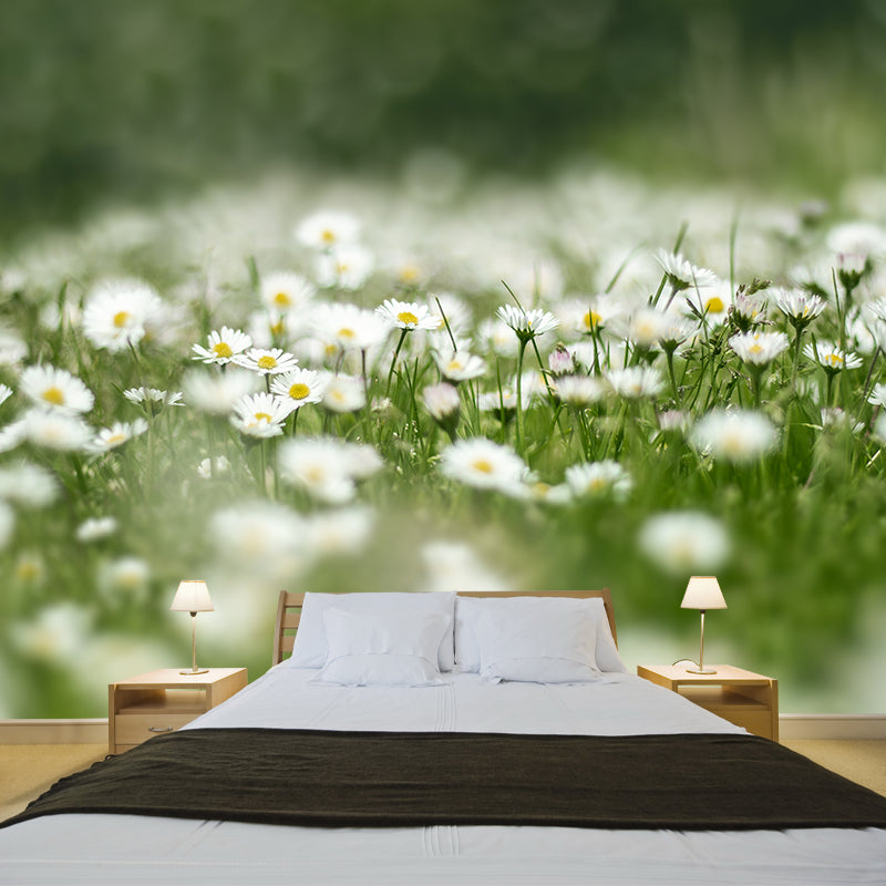 Photography Flower Mural Wallpaper Colorful Moisture Resistant Wallpaper