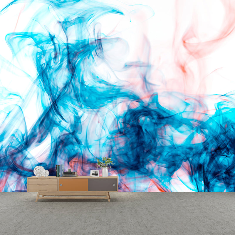 Mildew Resistant Ink Mural Decal Modern Novelty Abstract Wall Art in Multi Color