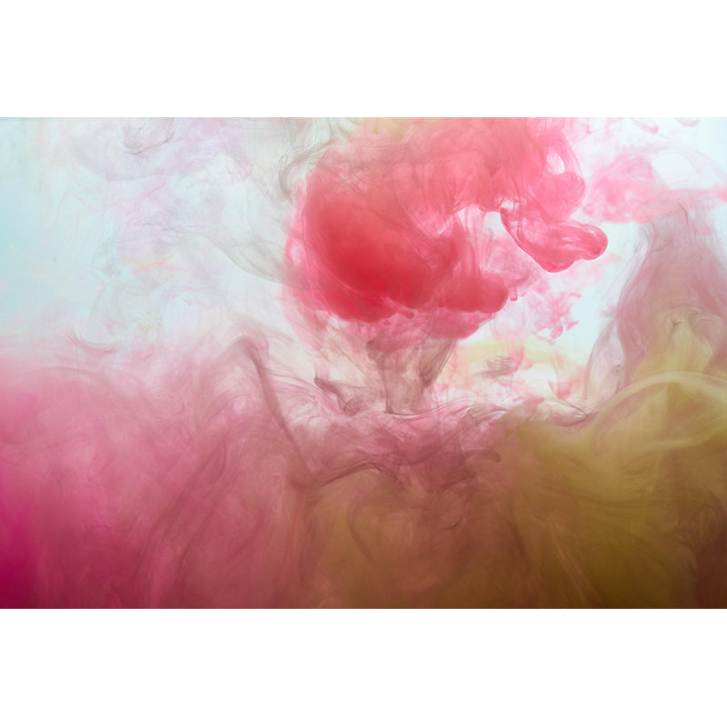 Mildew Resistant Ink Mural Decal Modern Novelty Abstract Wall Art in Multi Color