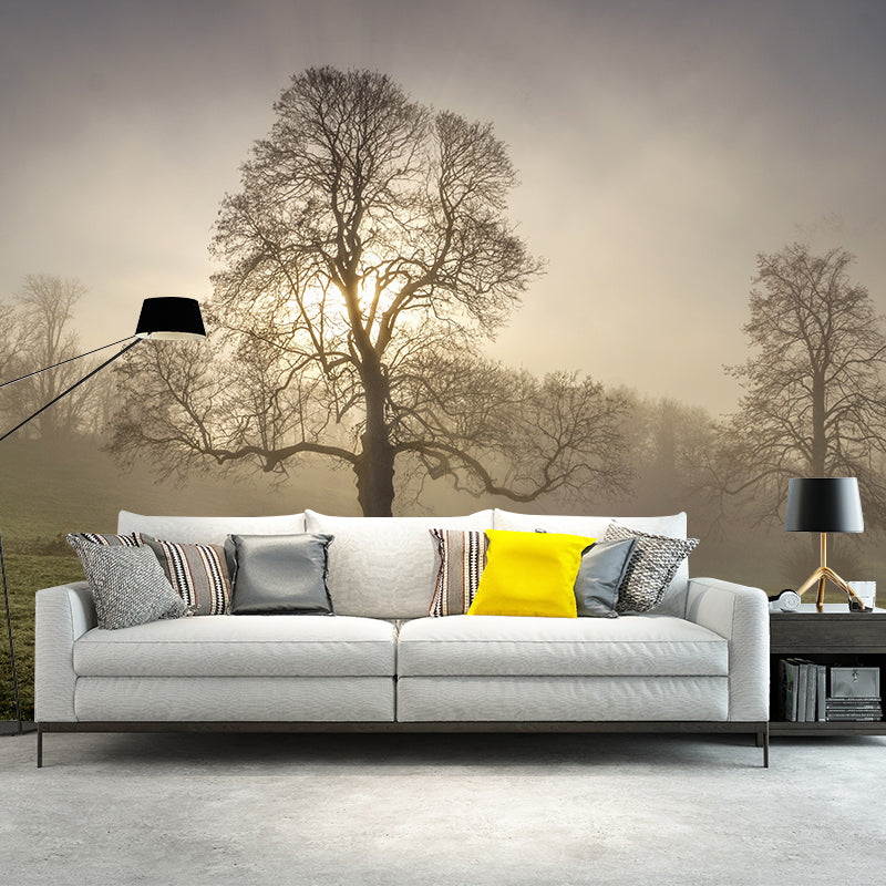 Deep Forest Wallpaper Murals Modern Waterproof Living Room Wall Covering