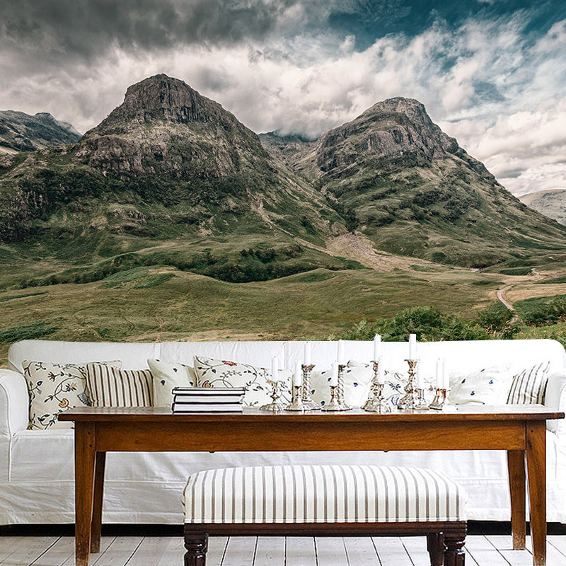 Whole Mountain Landscape Wall Murals Waterproof Wall Decor for Bedroom