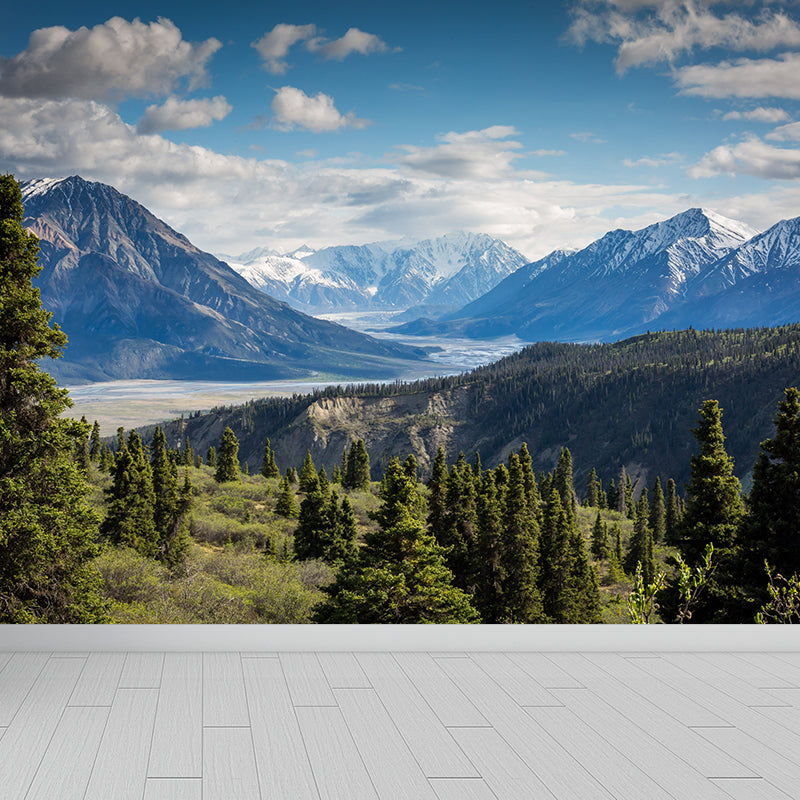 Whole Mountain Landscape Wall Murals Waterproof Wall Decor for Bedroom