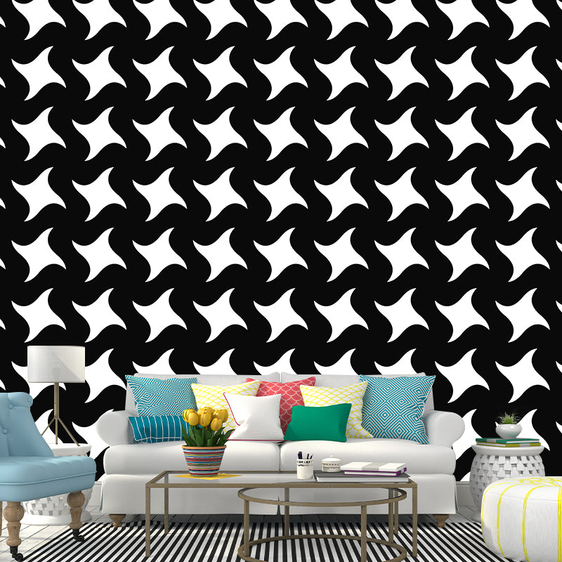 Geometry Wall Mural Modern Wall Art for Adult Room,Various Sizes Wall Decor