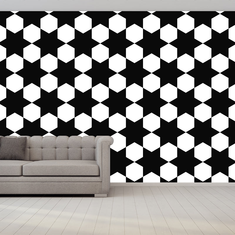 Geometry Wall Mural Modern Wall Art for Adult Room,Various Sizes Wall Decor