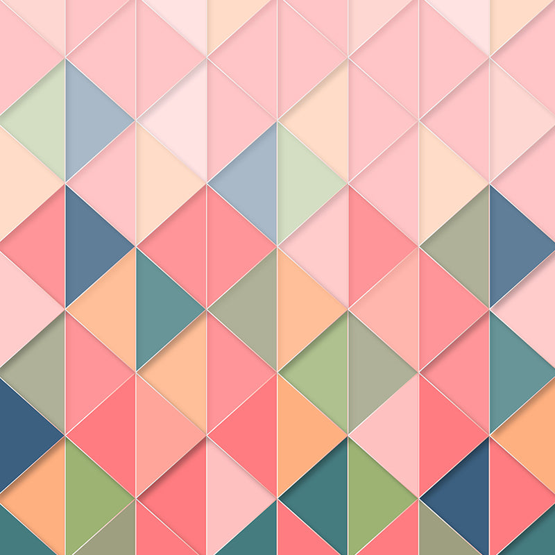 Modern Sitting Room Decorative Geometry Wall Mural Home Decor,Customised