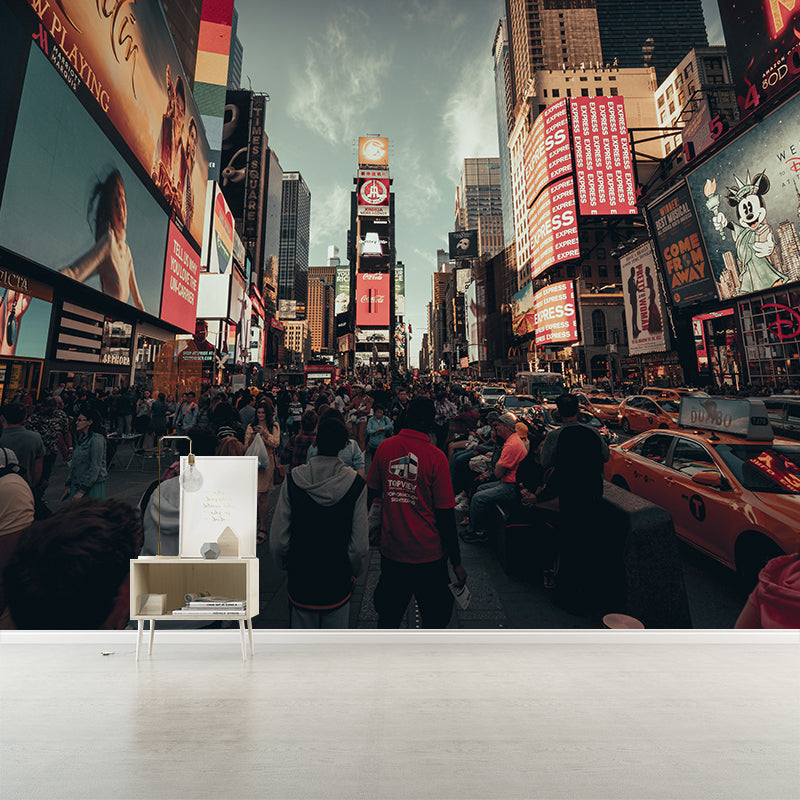 Photograph City Scenery Wall Mural Wall Covering for Sitting Room Bedroom